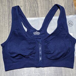XLarge Zip Front Sports Bra, Post Surgery Bra - Brand New